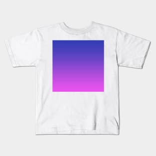 Purple to Pink Gradient Kids T-Shirt